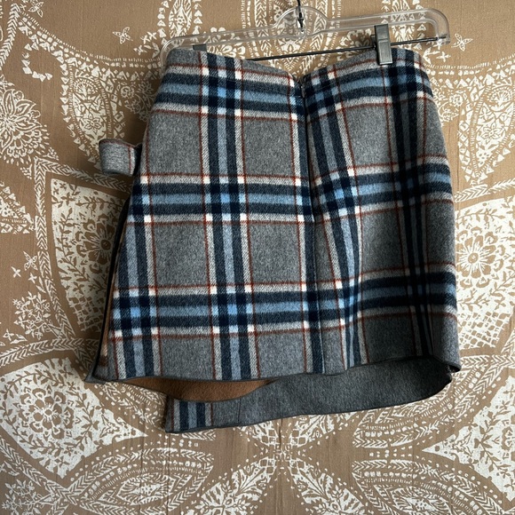 NWT CUSTOM PROCHE DESIGNS WRAP SKIRT IN WOOL PLAID - Picture 3 of 5